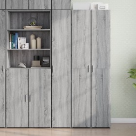 Aparador de madera de ingeniería gris Sonoma 30x42,5x185 cm de , Aparadores - Ref: Foro24-3281397, Precio: 137,89 €, Descuent...