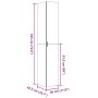 Aparador de madera de ingeniería gris Sonoma 30x42,5x185 cm de , Aparadores - Ref: Foro24-3281397, Precio: 137,89 €, Descuent...