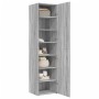 Aparador de madera de ingeniería gris Sonoma 45x42,5x185 cm de , Aparadores - Ref: Foro24-3281411, Precio: 167,92 €, Descuent...