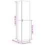 Aparador de madera de ingeniería gris Sonoma 45x42,5x185 cm de , Aparadores - Ref: Foro24-3281411, Precio: 167,92 €, Descuent...