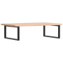Estante de lavabo de pared de acero y madera maciza de haya de , Tocadores de baño - Ref: Foro24-3302517, Precio: 130,18 €, D...