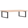 Estante de lavabo de pared de acero y madera maciza de roble de , Tocadores de baño - Ref: Foro24-3302473, Precio: 160,30 €, ...