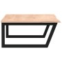 Estante de lavabo de pared de acero y madera maciza de roble de , Tocadores de baño - Ref: Foro24-3302639, Precio: 115,39 €, ...