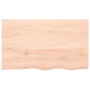 Estante de lavabo de pared de acero y madera maciza de roble de , Tocadores de baño - Ref: Foro24-3302639, Precio: 115,39 €, ...
