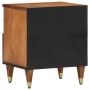 Mesita de noche de madera maciza de mango 40x33x46 cm de , Mesitas de noche - Ref: Foro24-358290, Precio: 54,49 €, Descuento: %
