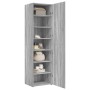 Aparador de madera de ingeniería gris Sonoma 50x42,5x185 cm de , Aparadores - Ref: Foro24-3281418, Precio: 166,19 €, Descuent...