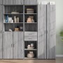 Aparador de madera de ingeniería gris Sonoma 45x42,5x185 cm de , Aparadores - Ref: Foro24-3281453, Precio: 115,39 €, Descuent...