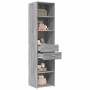 Aparador de madera de ingeniería gris Sonoma 45x42,5x185 cm de , Aparadores - Ref: Foro24-3281453, Precio: 115,39 €, Descuent...
