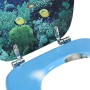 Asiento de inodoro con tapa MDF diseño de fondo submarino de , Asientos de inodoros y bidés - Ref: Foro24-146909, Precio: 45,...