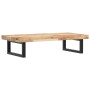 Estante de lavabo de pared acero y madera maciza de acacia de , Tocadores de baño - Ref: Foro24-3302693, Precio: 90,90 €, Des...