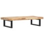 Estante de lavabo de pared acero y madera maciza de acacia de , Tocadores de baño - Ref: Foro24-3302693, Precio: 90,90 €, Des...
