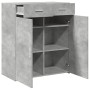 Aparador de madera contrachapada gris hormigón 80x42,5x93 cm de , Aparadores - Ref: Foro24-3281472, Precio: 146,85 €, Descuen...