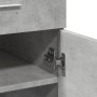 Aparador de madera contrachapada gris hormigón 80x42,5x93 cm de , Aparadores - Ref: Foro24-3281472, Precio: 146,85 €, Descuen...
