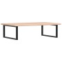 Estante de lavabo de pared de acero y madera maciza de roble de , Tocadores de baño - Ref: Foro24-3302465, Precio: 130,72 €, ...