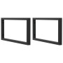 Estante de lavabo de pared de acero y madera maciza de haya de , Tocadores de baño - Ref: Foro24-3302501, Precio: 87,74 €, De...