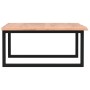 Estante de lavabo de pared de acero y madera maciza de roble de , Tocadores de baño - Ref: Foro24-3302645, Precio: 89,16 €, D...