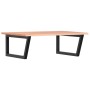 Estante de lavabo de pared de acero y madera maciza de roble de , Tocadores de baño - Ref: Foro24-3302647, Precio: 88,71 €, D...