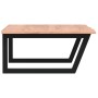 Estante de lavabo de pared de acero y madera maciza de roble de , Tocadores de baño - Ref: Foro24-3302647, Precio: 88,71 €, D...