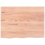 Estante de lavabo de pared de acero y madera maciza de roble de , Tocadores de baño - Ref: Foro24-3302647, Precio: 88,71 €, D...