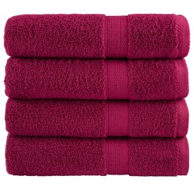 Toallas de baño SOLUND 4 unidades burdeos 100x150 cm 600 gsm de , Toallas - Ref: Foro24-137216, Precio: 71,74 €, Descuento: %
