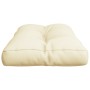 Cojín para sofá de palets tela crema 80x40x12 cm de , Cojines para sillas y sofás - Ref: Foro24-360603, Precio: 26,50 €, Desc...