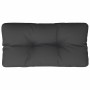 Cojín para sofá de palets de tela negro 80x40x12 cm de , Cojines para sillas y sofás - Ref: Foro24-360608, Precio: 28,16 €, D...