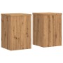 Soportes de plantas 2 uds madera roble artisian 20x20x30 cm de , Soportes para macetas - Ref: Foro24-852905, Precio: 31,56 €,...
