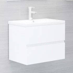 White engineered wood sink cabinet by vidaXL, bathroom vanities - Ref: Foro24-3071630, Price: 188,94 €, Discount: %