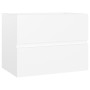 Mueble con lavabo madera de ingeniería blanco de vidaXL, Tocadores de baño - Ref: Foro24-3071630, Precio: 207,18 €, Descuento: %