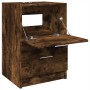 Armario de lavabo madera ingeniería roble ahumado 40x37x59 cm de , Muebles de baño - Ref: Foro24-848105, Precio: 68,07 €, Des...