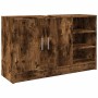 Armario de lavabo madera ingeniería roble ahumado 90x29x55 cm de , Muebles de baño - Ref: Foro24-848126, Precio: 80,69 €, Des...