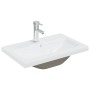Mueble con lavabo madera de ingeniería blanco de vidaXL, Tocadores de baño - Ref: Foro24-3071630, Precio: 207,18 €, Descuento: %