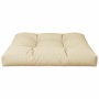Cojín para sofá de palets de tela beige 80x80x12 cm de , Cojines para sillas y sofás - Ref: Foro24-360494, Precio: 44,26 €, D...