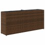 Jardineras con 2 maceteros 2 uds ratán PE marrón 90x20x40 cm de , Maceteros y jardineras - Ref: Foro24-3210514, Precio: 116,2...