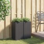 Jardineras 2 unidades ratán sintético negro 30x30x60 cm de , Maceteros y jardineras - Ref: Foro24-3210516, Precio: 111,27 €, ...