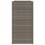 Jardineras 2 unidades ratán sintético gris 40x40x80 cm de , Maceteros y jardineras - Ref: Foro24-3210521, Precio: 163,52 €, D...