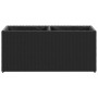 Jardineras con 2 maceteros 2 uds ratán PE negro 72x30x32 cm de , Maceteros y jardineras - Ref: Foro24-3210528, Precio: 102,38...