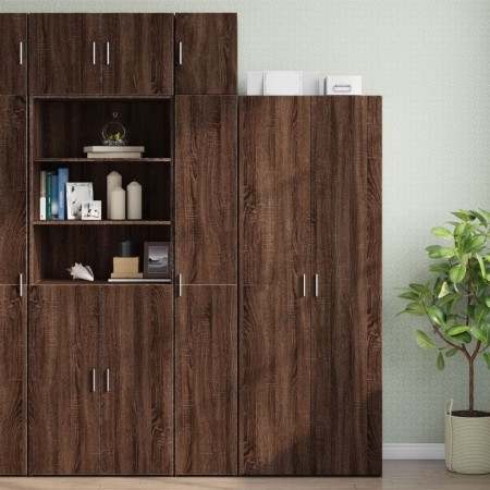 Armario estrecho madera ingeniería marrón roble 30x42,5x225 cm de , Aparadores - Ref: Foro24-3281265, Precio: 178,56 €, Descu...