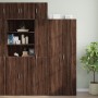 Armario estrecho madera ingeniería marrón roble 30x42,5x225 cm de , Aparadores - Ref: Foro24-3281265, Precio: 178,56 €, Descu...