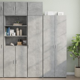 Armario estrecho madera ingeniería gris hormigón 45x42,5x225 cm de , Aparadores - Ref: Foro24-3281290, Precio: 194,30 €, Desc...