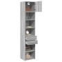 Armario estrecho madera ingeniería gris Sonoma 45x42,5x225 cm de , Aparadores - Ref: Foro24-3281299, Precio: 151,75 €, Descue...