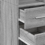 Armario estrecho madera ingeniería gris Sonoma 45x42,5x225 cm de , Aparadores - Ref: Foro24-3281299, Precio: 151,75 €, Descue...