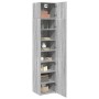Armario estrecho madera ingeniería gris Sonoma 45x42,5x225 cm de , Aparadores - Ref: Foro24-3281292, Precio: 204,68 €, Descue...