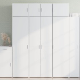 Armario de madera de ingeniería blanco 70x42,5x225 cm de , Aparadores - Ref: Foro24-3281329, Precio: 279,32 €, Descuento: %