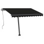 Toldo manual retráctil con LED antracita 350x250 cm de vidaXL, Toldos - Ref: Foro24-3069724, Precio: 516,62 €, Descuento: %
