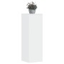 Soportes para plantas madera de ingeniería blanco 33x33x100 cm de , Soportes para macetas - Ref: Foro24-852951, Precio: 70,97...