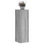 Soportes de plantas 2 uds madera gris Sonoma 25x25x80 cm de , Soportes para macetas - Ref: Foro24-852947, Precio: 58,33 €, De...