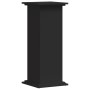 Soportes para plantas madera de ingeniería negro 33x33x80 cm de , Soportes para macetas - Ref: Foro24-852970, Precio: 49,73 €...