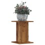 Soportes para plantas 2 uds madera roble envejecido 30x30x40 cm de , Soportes para macetas - Ref: Foro24-3307853, Precio: 52,...