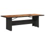 Set de mesa y sillas de jardín 9 pzas y cojines ratán PE negro de , Conjuntos de jardín - Ref: Foro24-3277289, Precio: 1,00 €...